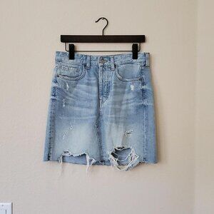 H&M Denim Mini Skirt size 8 US